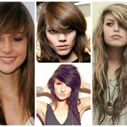 Medium Hairstyles With Side Swept Bangs And Layers (Photo 12 of 20)