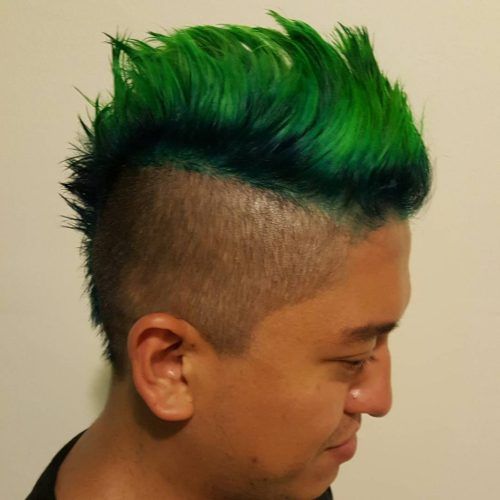 Medium Length Mohawk Hairstyles With Shaved Sides (Photo 20 of 20)