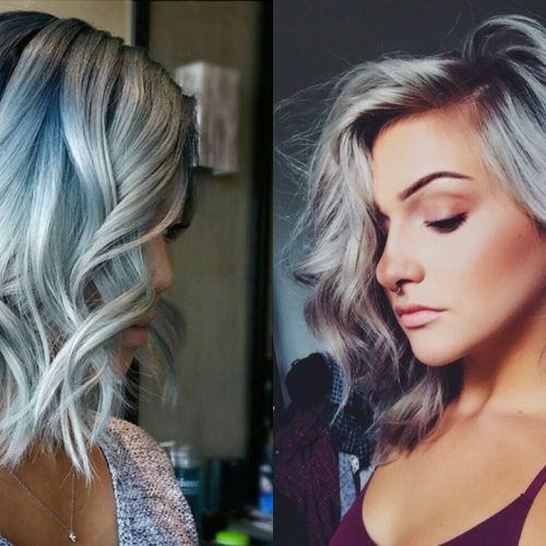 Medium Silver Layers Hairstyles (Photo 17 of 20)