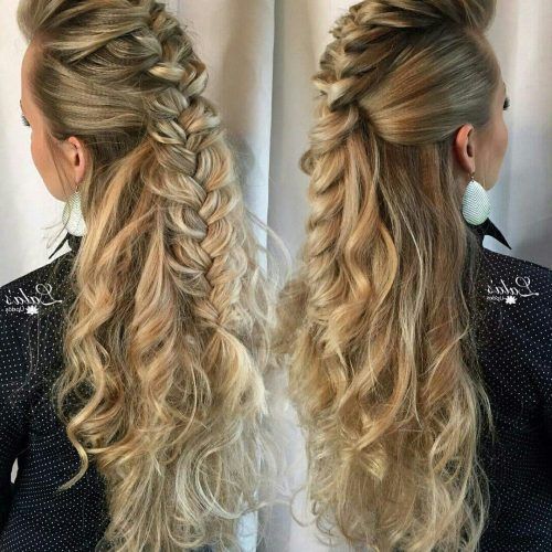Messy Braided Faux Hawk Hairstyles (Photo 3 of 20)
