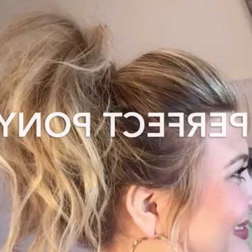 Messy High Ponytail Hairstyles With Teased Top (Photo 18 of 20)