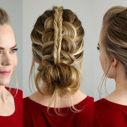 Messy Ponytail Hairstyles With Side Dutch Braid (Photo 17 of 20)