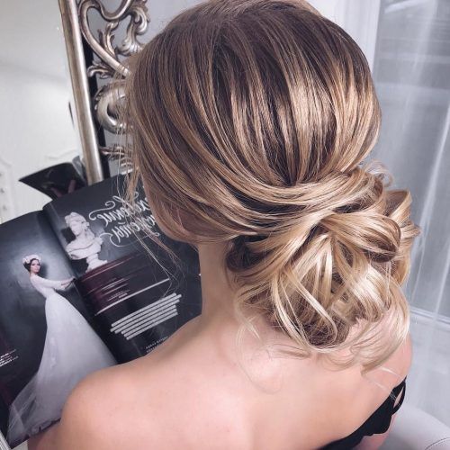 Messy Updos Wedding Hairstyles (Photo 14 of 15)