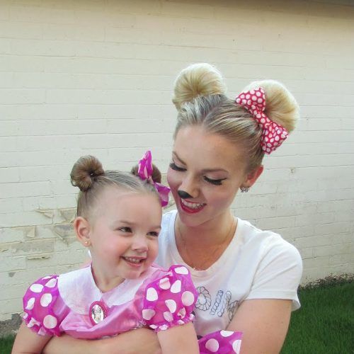 Minnie Mouse Buns Braid Hairstyles (Photo 20 of 20)