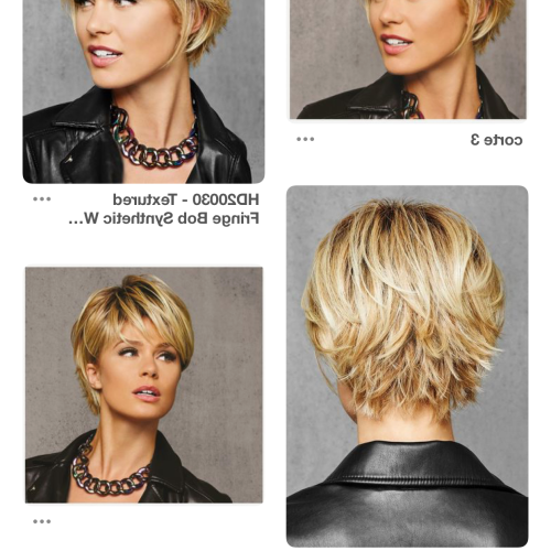 Oblique Feathered Bangs And A Pixie Cut Hairstyles (Photo 7 of 20)