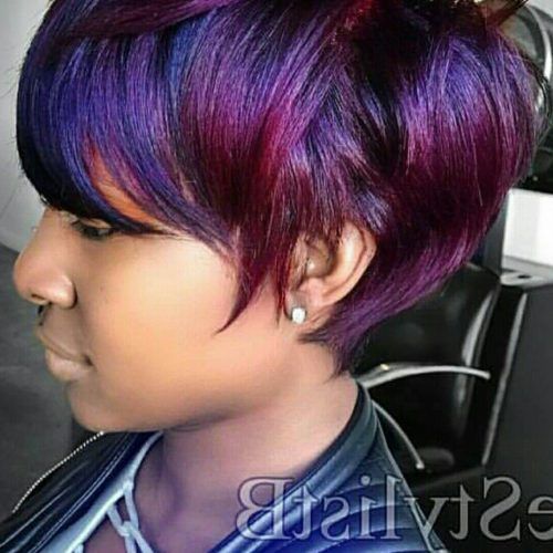 Plum Brown Pixie Haircuts For Naturally Curly Hair (Photo 1 of 20)