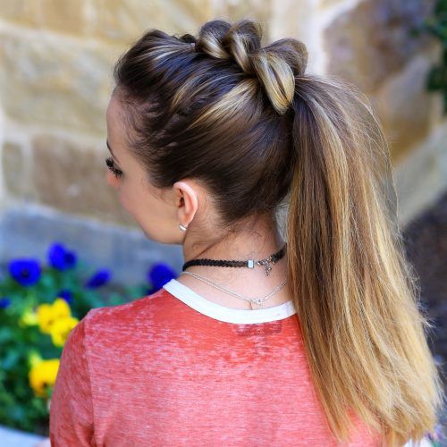 Pull-Through Ponytail Updo Hairstyles (Photo 10 of 20)