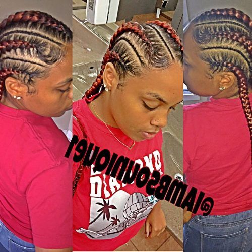 Red Cornrows Hairstyles (Photo 5 of 15)
