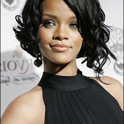 Rihanna Bob Hairstyles (Photo 4 of 15)