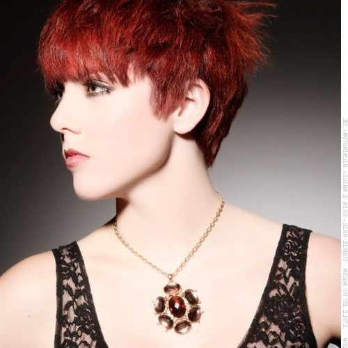Shaggy Pixie Haircuts In Red Hues (Photo 3 of 15)