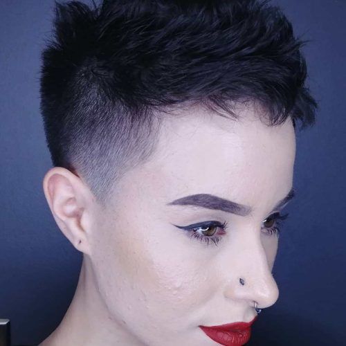 Shaved Sides Pixie Hairstyles (Photo 11 of 20)