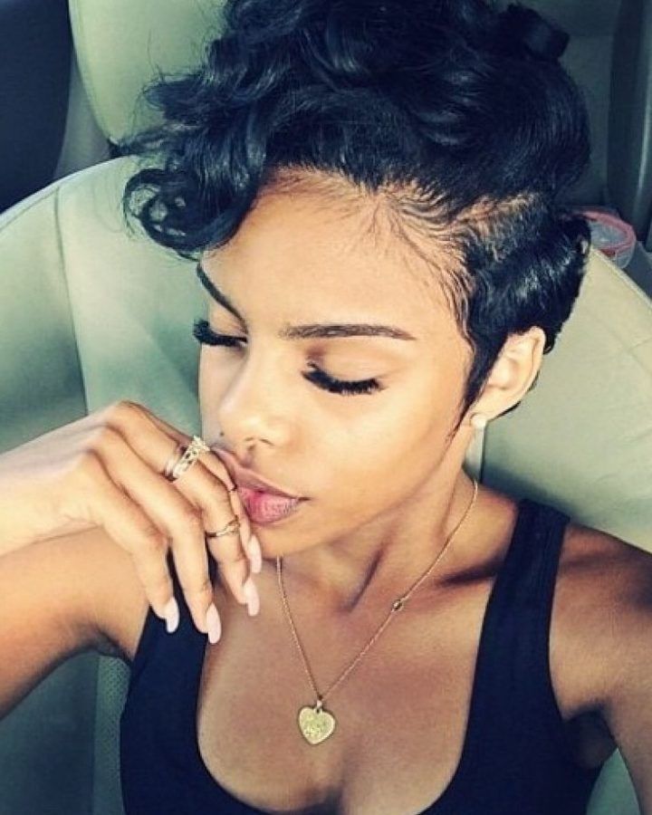 2024 Latest Short Black Pixie Hairstyles for Curly Hair
