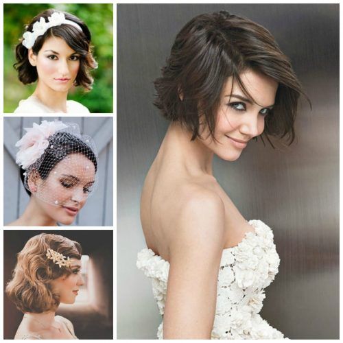 Short Wedding Hairstyles For Bridesmaids (Photo 6 of 15)