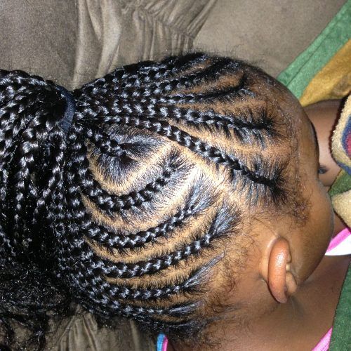 Side Braided Curly Mohawk Hairstyles (Photo 16 of 20)