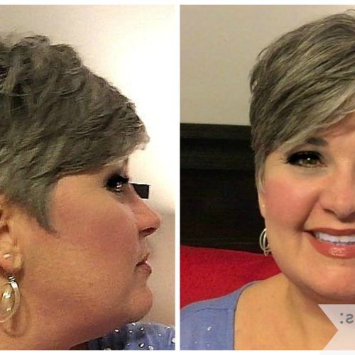 Silver And Brown Pixie Hairstyles (Photo 10 of 20)