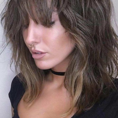Soft Waves And Blunt Bangs Hairstyles (Photo 10 of 20)