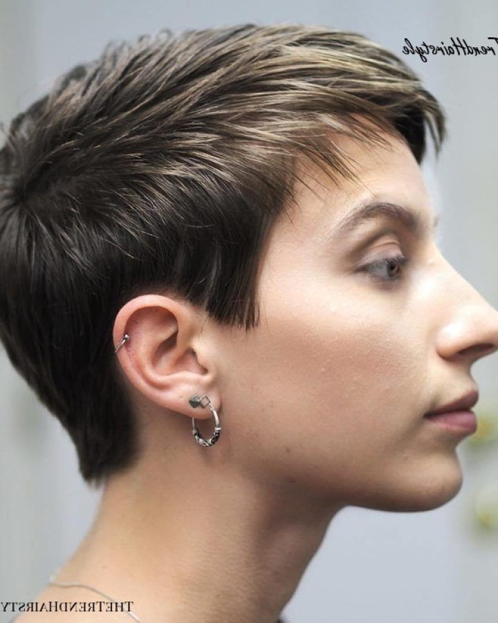 2024 Popular Tapered Pixie Hairstyles with Extreme Undercut
