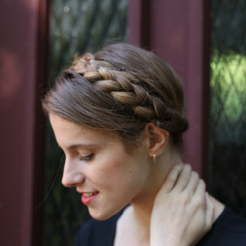 Teased Prom Updos With Cute Headband (Photo 12 of 20)