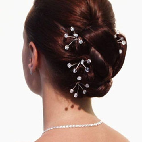 Teased Wedding Hairstyles With Embellishment (Photo 10 of 20)