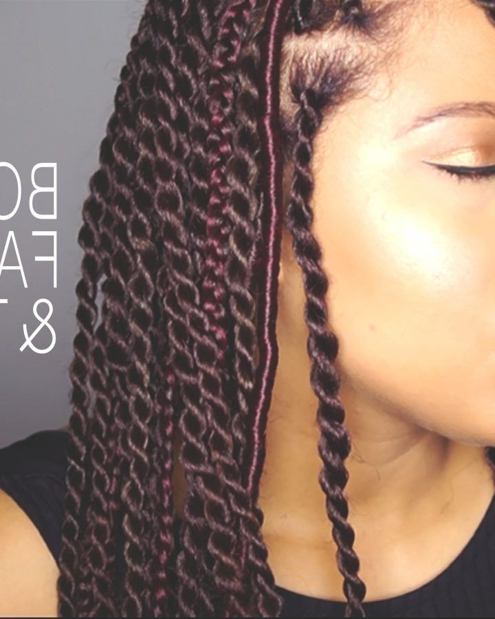 15 Best Collection of Twist from Box Braids Hairstyles