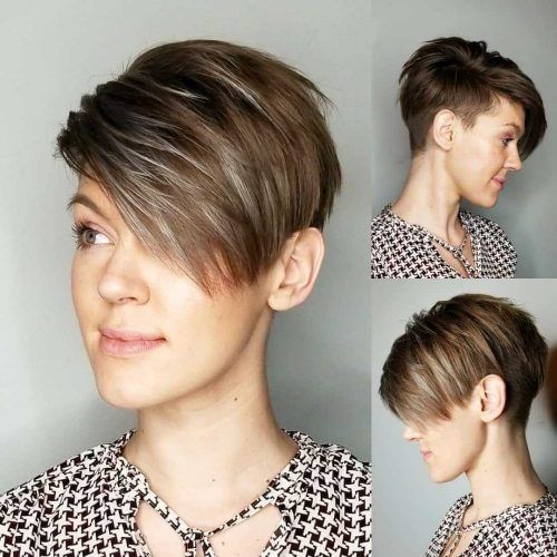 Undercut Pixie Hairstyles With Hair Tattoo (Photo 7 of 20)