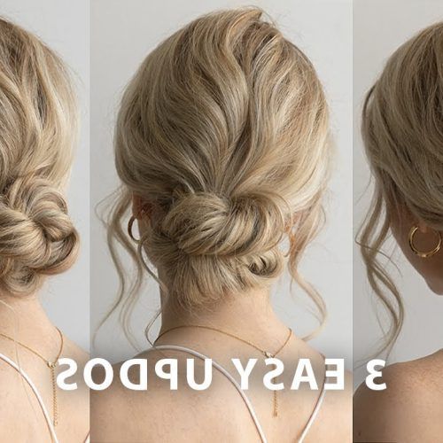 Updos Hairstyles Low Bun Haircuts (Photo 5 of 20)