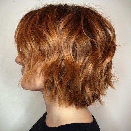 Wispy Layered Hairstyles In Spicy Color (Photo 3 of 20)