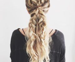 20 Inspirations Blonde Braided and Twisted Ponytails