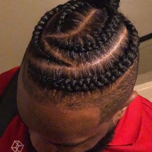 Braided Hairstyles For Man Bun (Photo 9 of 15)