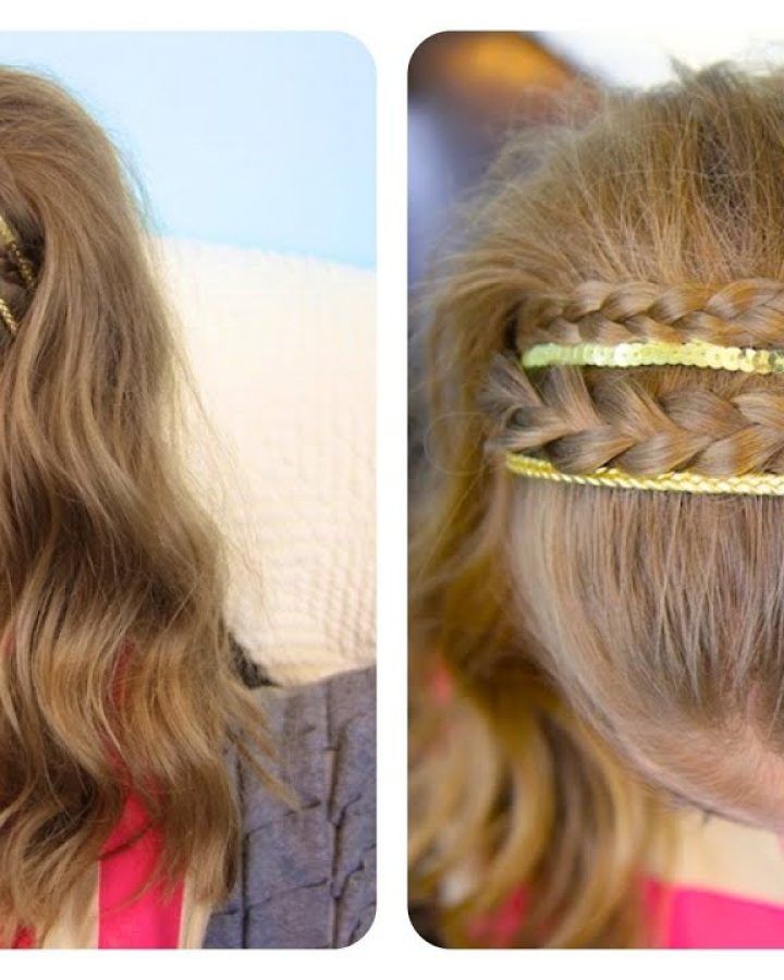 20 Ideas of Double Headband Braided Hairstyles with Flowers
