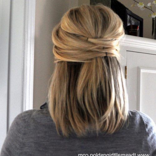 Easy Wedding Hairstyles For Shoulder Length Hair (Photo 1 of 15)