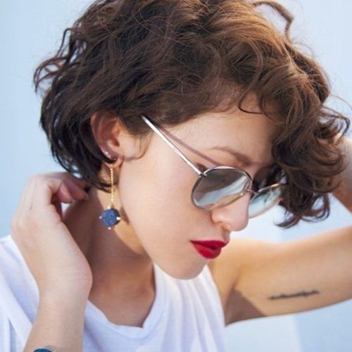 Edgy & Chic Short Curls Pixie Haircuts (Photo 9 of 20)