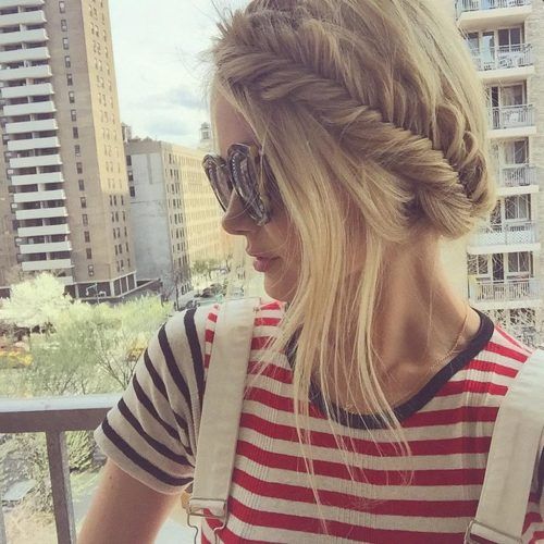 Fishtail Crown Braid Hairstyles (Photo 8 of 20)