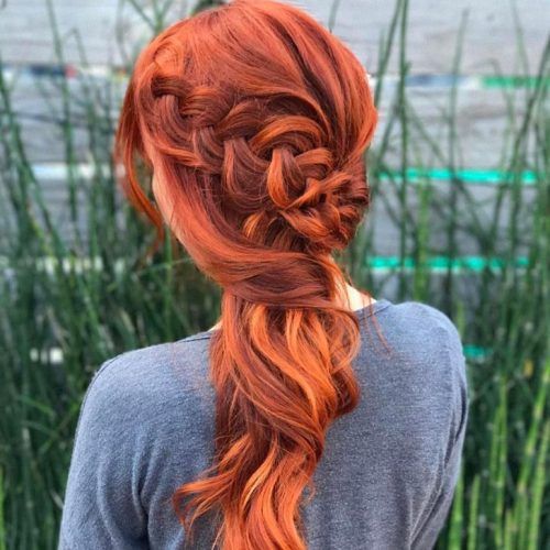Folded Braided Updo Hairstyles (Photo 16 of 20)