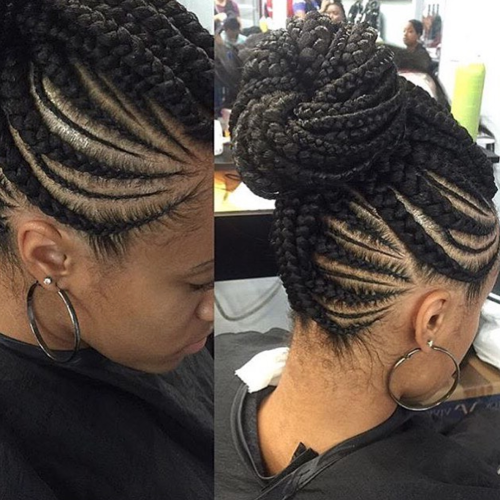 French Braid Hairstyles For Black Hair (Photo 8 of 15)