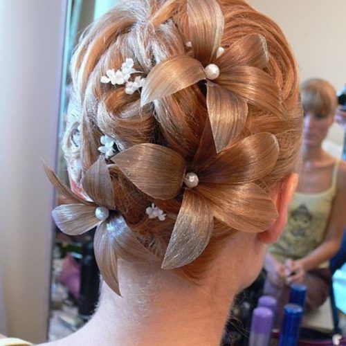 French Braided Halfdo Bridal Hairstyles (Photo 16 of 20)