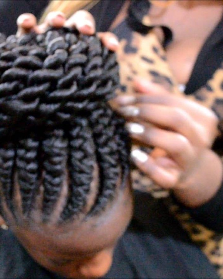 15 Best Ideas Ghana Braids Bun Hairstyles