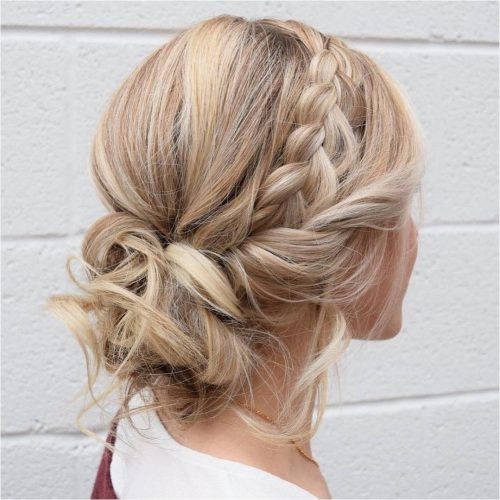 Highlighted Braided Crown Bridal Hairstyles (Photo 7 of 20)