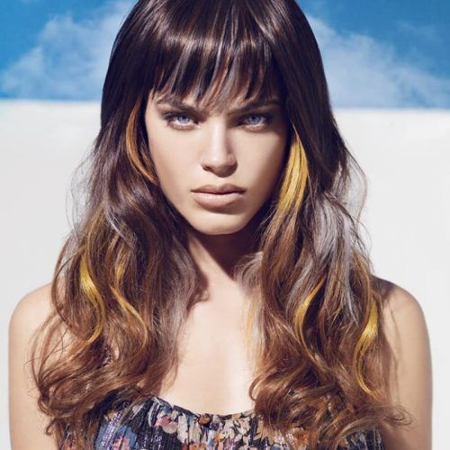 Long Thick Hairstyles With Wispy Bangs (Photo 9 of 20)