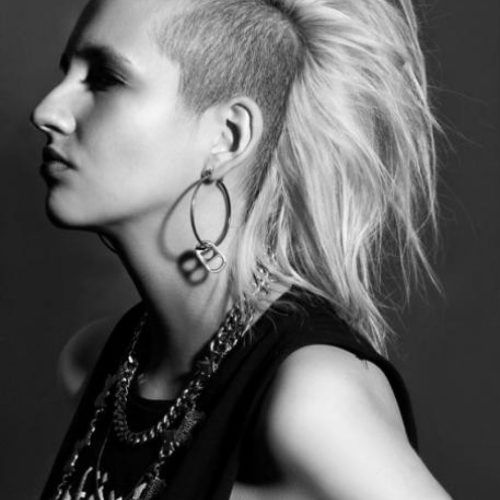 Medium Length Mohawk Hairstyles With Shaved Sides (Photo 2 of 20)
