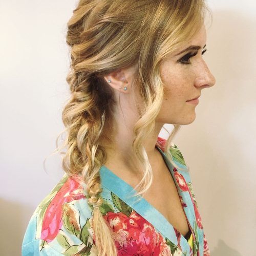 Messy Side Fishtail Braid Hairstyles (Photo 14 of 20)