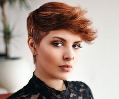 20 Best Collection of Razor Cut Pink Pixie Hairstyles with Edgy Undercut