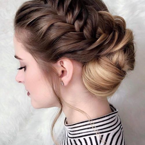 Regal Braided Up-Do Ponytail Hairstyles (Photo 17 of 20)
