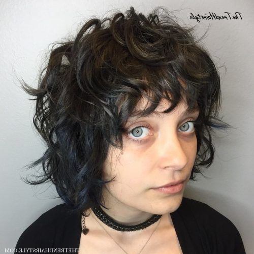 Shag Haircuts With Curly Bangs (Photo 16 of 20)