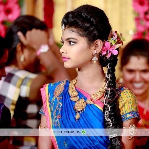 South Indian Tamil Bridal Wedding Hairstyles (Photo 13 of 15)