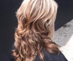 20 Inspirations Waterfall of Curls Shag Long Hairstyles