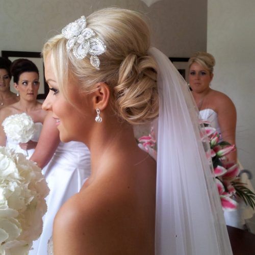 Wedding Hairstyles For Long Hair Up With Veil (Photo 2 of 15)