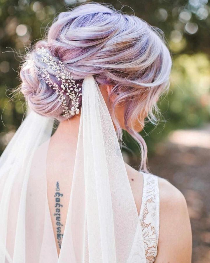15 Photos Wedding Hairstyles with Veil Underneath