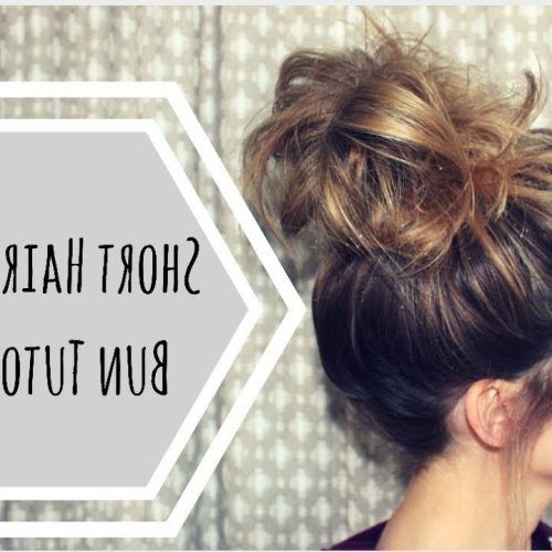 Messy Bun Hairstyles With Double Headband (Photo 16 of 20)