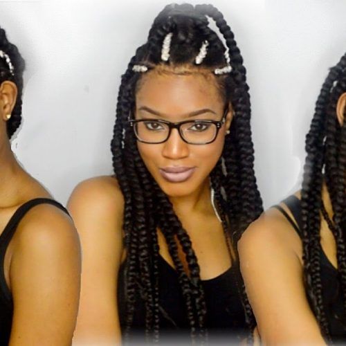 Cornrows Hairstyles With White Color (Photo 5 of 15)